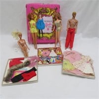 Barbie & Ken Dolls -Clothing / Accessories / Case