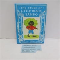 Little Black Sambo Book - London Ed Copr May 1979