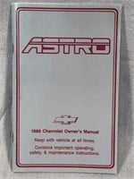 1986 Astro Owner's Manual