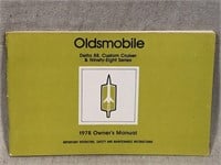1978 Oldsmobile Delta 88 Owner's Manual