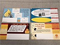 Four Shell Heating Oils Calendars