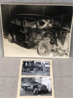 Vintage Automotive Crash Photographes