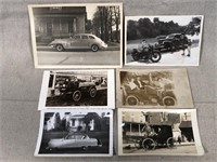 Six Vintage Automotive Photographs