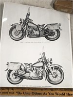 Vintage Motorcycle Photograph