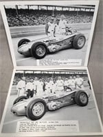 1962 Indy 500 Len Sutton Race Car Photographs