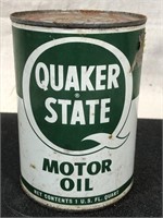 Quaker State Motor Oil Can (empty)