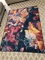 Floral Floor Rug - 5' x 7'