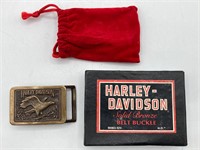 Harley-Davidson 2.75” Brass Belt Buckle