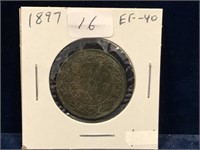 1897 Canadian Lg Penny EF40