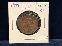 1899 Canadian Lg Penny EF40
