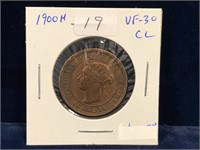 1900H Canadian Lg Penny VF30