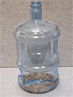 1960S LINCOLN COPPER PENNIES IN WATER BOTTLE 140+