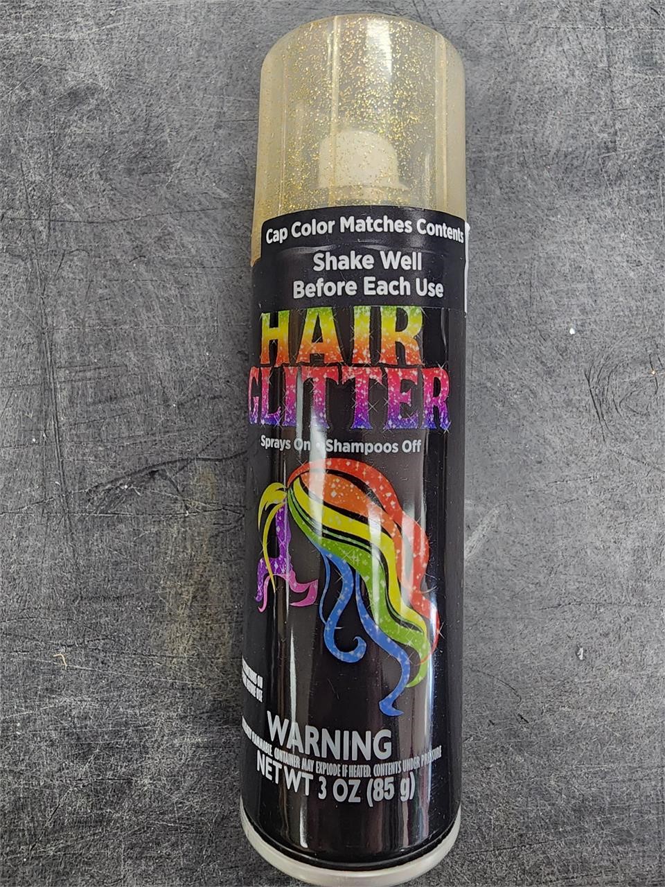 Glitter hair spray