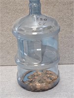 1980S LINCOLN COPPER PENNIES IN WATER BOTTLE 300+