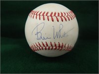 Bill White Autograph National League Baseball