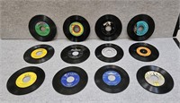 VINTAGE 45 RPM RECORDS LOT OF 12