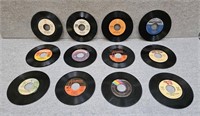 VINTAGE 45 RPM RECORDS LOT OF 12