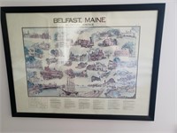 HISTORY OF BELFAST MAINE 1993 POSTER