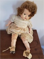 SQUEEKING BABY ROLLER SKATES, MOHAIR WIG, SLEEPING