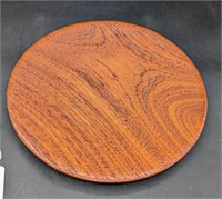 Hand Turn Sapele Wood Plate