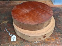 2 Pc. Wooden Bowl Blanks Kiln Dry