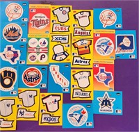 Lot of 22 MLB Decals/Stickers From Several Teams
