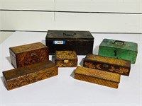 Group Lot - ASST Wooden Boxes