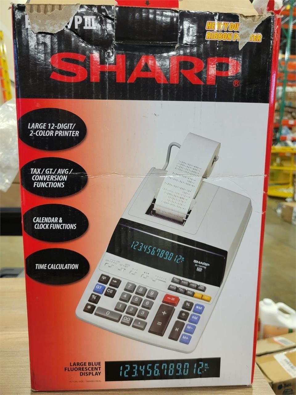 Sharp El-1197p III Printing Calculator NEW