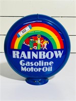 1990's Rainbow Gasoline Globe