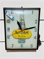 Vintage NuGrape Advertising Wall Clock