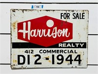 Painted Metal Real Estate Sign