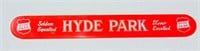 HYDE PARK BEER ADVERTISING FOAM SCRAPER