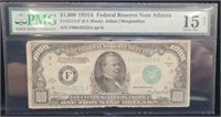 1934 A $1000 Bill Federal Reserve Note PMG 15