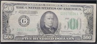 1934 A $500 Bill Federal Reserve Note