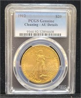 1912 $20 Gold St Gaudens Coin