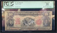 1901 $10 Bill Bison Note PCCS 10