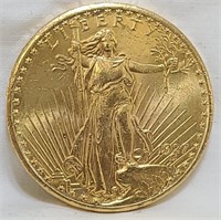1927 $20 Gold St Gaudens Coin