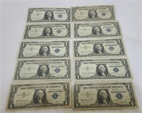 1957, A&B $1 Bill Silver Certificates