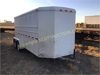 5’x16’ fiberglass enclosed cargo trailer cargo