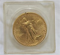 1914 S $20 Gold St Gaudens Coin