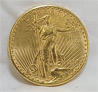 1928 $20 Gold St Gaudens Coin