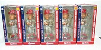 6 ST LOUIS CARDINALS BOBBLEHEADS more