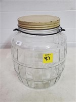 Vintage Store Counter Barrel Jar