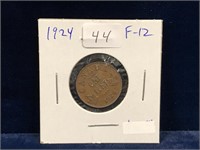 1924 Canadian  Penny F12