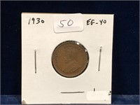 1930 Canadian  Penny EF40