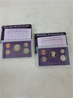 United States Mint Proof Set 1990 & 1992