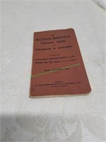 Vintage Active Service French Book for