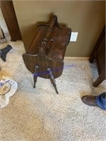 Wood sewing cabinet