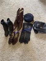 Antique and Vintage Ladies Shoes, Boots, Gloves,