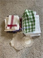 Lot of Tablecloth’s, Doilies, etc.